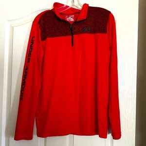 Youth XL Under Armour pullover red